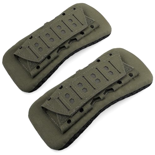 WYNEX Schultergurt Pad mit Vest Carrier, 2 Pack Rucksack Strap Cushion Pads Bag Strap Soft Mesh Pads mit taktischen Ausrüstung für Männer
