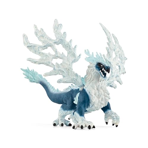 schleich 70790 Eisdrache, ab 7 Jahren, ELDRADOR CREATURES - Spielfigur, 19 x 22 x 13 cm