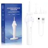 Ohrenschmalz Entferner,Ohrenschmalz Entferner Sauger mit LED Lampe,GeräuscharmOroclear Ohrenschmalz-Sauger , Zubehörset für Familien,Selbstreinigungsgebrauch,Weiß