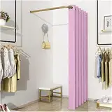 L-Typ, einfacher Schattierungsvorhang für Modeumkleideräume – temporäre Umkleidekabine Privatsphäre Lösung für Indoor/Outdoor Bekleidungsgeschäft & Schlafzimmermöbel