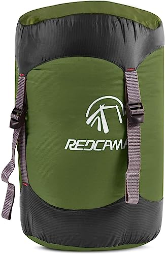 REDCAMP 27L Kompressionssack für Schlafsack, leichter, kompakter Kompressionssack Platzsparende Aufbewahrungstasche für Camping, Outdoor-Wandern, Rucksacktouren, Reisen