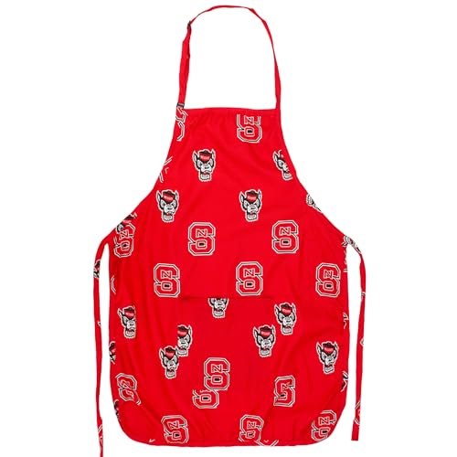 College Covers NC State Wolfpack Schürze mit 22,9 cm Tasche, voll Verstellbarer Hals, Baumwolle, Teamfarben, One Size