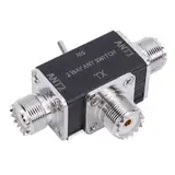 2 Positionsantennenschalter, Aluminiumlegierung 1-30 MHz 100W, IC 705 Shortwave-Radio, Einfaches Schalten mit Bodensicherheit, Faltbares Stativ für den Horizontalen Gebrauch mit