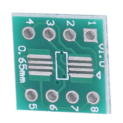 100-teilige Adapterplatine SOP8 SSOP8 TSSOP8 bis DIP8, SOP8-Interposer-Platine, Konvertermodul, Steckbrett für die Heimwerkerindustrie