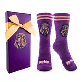 Harry Potter Socken für Damen, Rutschfeste Socken, Hogwarts Socken für Frauen und Jugendliche, Hogwarts Geschenk | Lila