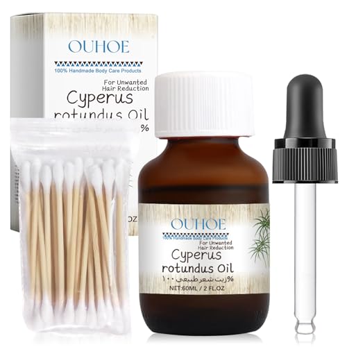 Cyperus Rotundus Oil,Cyperus Rotundus Oil For Hair Removal,Natürliches Cyperus Rotundus Öl,Ätherische Öle Cyperus Zur Haarentfernung,Reduzierung Des Körperhaarwachstums,Mit Tropfer 60 ml.