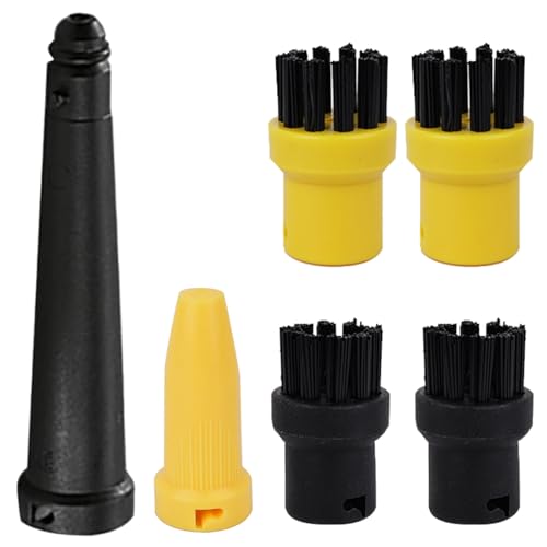 6 Stück für Kärcher Dampfreiniger Zubehör, Rundbürsten Set, Düsen Set, Zubehör für Kärcher Dampfreiniger, für kärcher SC1 SC2 SC3 SC4 SC5 CTK10 CTK20