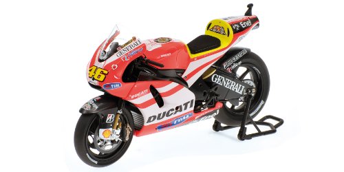 Minichamps 122110046 - Ducati Desmosedici - Valentino Rossi, Moto GP, Maßstab: 1:12