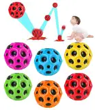 Huifoo 6 Stück moonball,Jump Ball,Bouncy Ball,Hohe Sprünge Gummiball Space Ball Moonball,Springender Gummiball,Bounce Ball Bouncing Ball für Kinder for Kids Party Gift