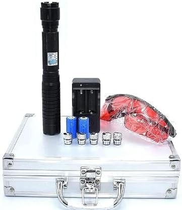 ZHAOMAN 6PCS starker Blauer Zeiger mit einem Fokusbereich von 500-5000 Metern, geeignet für Jagd, Wandern, Angeln, Camping, Astronomie GJMHZYQ
