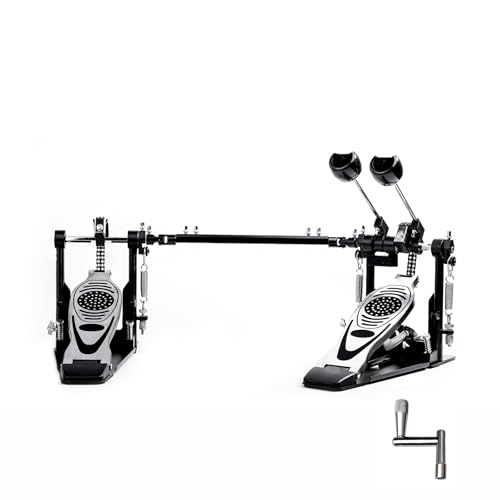 Vaisoeny Fußmaschinen,Double Bass Kick Drum Pedal mit Doppelkette,Doppel Pedal(V-VZ14)