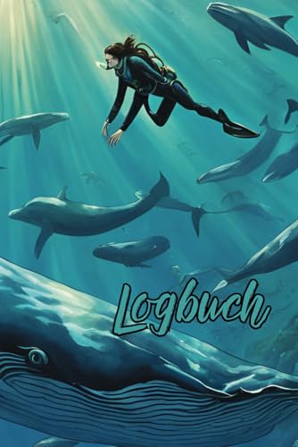 Logbuch für Taucher | Dokumentiere deine 100 schönsten Taucherlebnisse in deinem Scuba Diver Logbuch. (Weitere Designs)