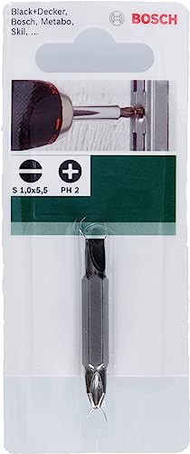 Bosch 2609255954 DIY Doppelklinge LS 1.0 x 5.5-Ph2 45 mm, Standard (1)