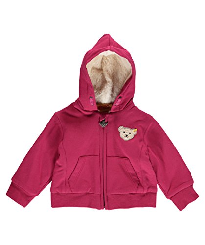 Steiff Baby-Mädchen 1/1 Arm Sweatjacke, Rot (Anemone|Red 2144), 62