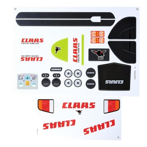 Big großer Aufklebersatz Sticker für Big Traktoren Claas