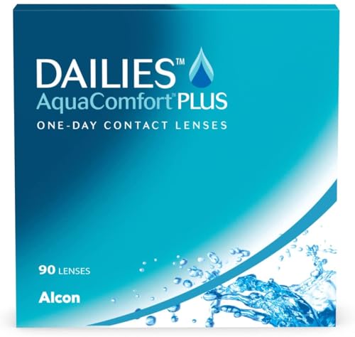 Dailies AquaComfort Plus Tageslinsen weich, 90 Stück, BC 8.7 mm, DIA 14.0 mm, -2 Dioptrien