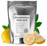 SOLUP Zitronensäure Pulver 900g I Citronensäure Zitronensäure Lebensmittelqualität I Citric acid Powder I Citronensäure Pulver Rein I Zitronenpulver zum Kochen zum Putzen natural Entkalker