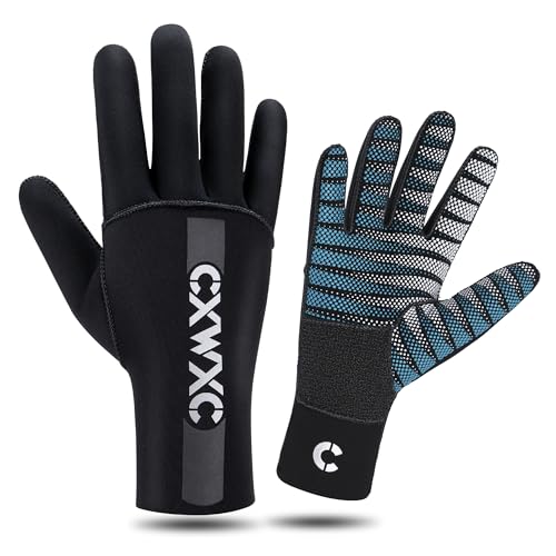 CXWXC Tauchhandschuhe Anti-Rutsch, Neoprenhandschuhe Wärmender,3MM Thermohandschuhe für Damen und Herren