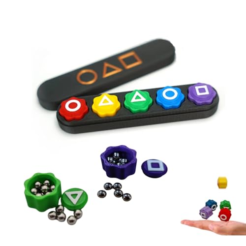 Jeayaeko Weighted Gonggi Game, Korean Traditional Gong Gi Game Play Stone Tossing Set (1 Set with Case), Age 6+