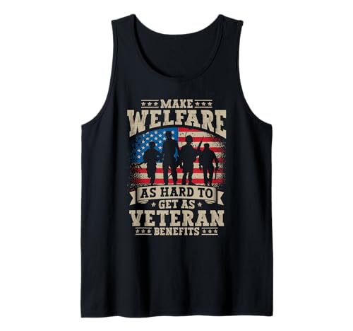 Sozialhilfe so schwer zu bekommen wie Veteranenhilfe für das Tank Top