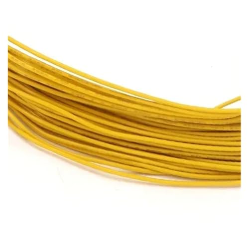 tianwandong 2/5/10M UL1007 Single-Core-Kupferdraht 26 24 22 20 18 16 14 AWG PVC-Isolierung Solide verzinnte Beschichtungslinie Elektrische Kabellinie(Yellow,2 METERS_18AWG)
