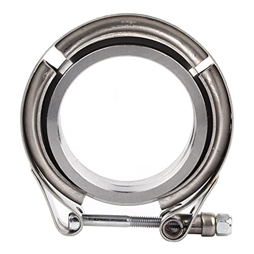 Set mit 2,5 Pulgadas Banda Abrazadera Banda 2,5 Pulgadas, 2 Stück Tubo Escape Turbo aus Edelstahl