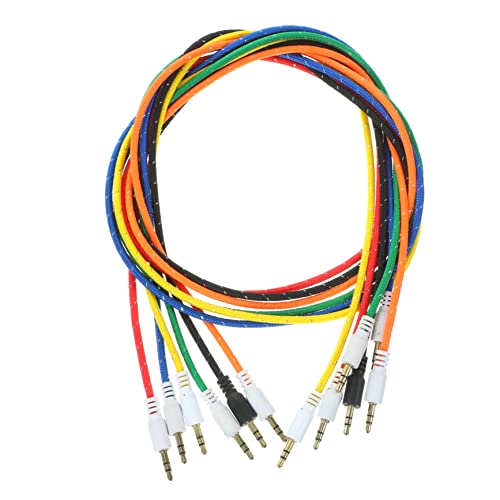 Abaodam 6st Stecker-zu-stecker-audiokabel Aux-stereo-buchse Stereo-aux-kabel Audio-verlängerungskabel Kopfhörerkabel Stecker Auf Stecker Geflochtenes Aux-kabel Aux Kabel Für Auto Nylon