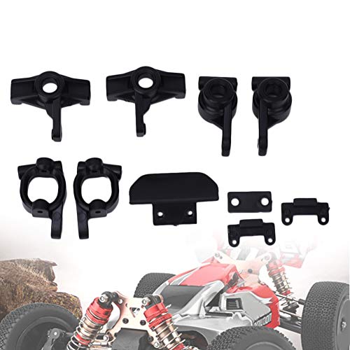 VGEBY RC-Auto-Radsitz, RC-Vorderrad-Hinterradsitz, Metall-C-förmiger Fahrzeugsitz mit Antikollisionszubehör, RC-Auto-Zubehör, Passend für WLtoys 144001 1/14 4WD-Auto ((vier Sätze))