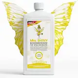 Mrs. SHINY - Wischroboter Reinigungsmittel mit Frischeduft - streifenfreie Sauberkeit & schnelles Trocknen - Bodenreiniger Wischroboter - Kompatibel mit allen Saugwischern - 750ml (Zitrone)