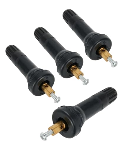 Flaconi 4PCS Reifen Ventilstämme Auto,Ventil Fuer Reifendrucksensor,Ventil für Schrader Sensor,eifendruckkontrollsystem TPMS Sensor Ventilschaft Reparatur und Wartung,für die Meisten Autos,Schubkarren