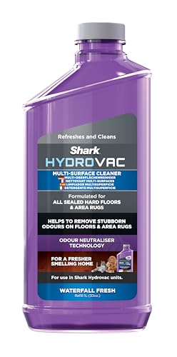 Shark HydroVac Multi-Oberflächenreiniger, Nachfüllpackung, 1 l, mit Geruchsneutralisierer, Hartboden-Reinigungslösung, kompatibel mit Shark HydroVac Hartbodenreiniger WD210 & WD110, 5320NU200EUUK