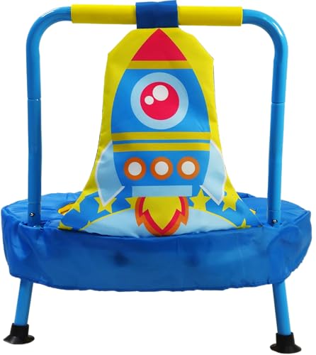 TCTCAO Baby-Trampolin, Mini-Trampolin für Kleinkinder, Geburtstagsgeschenke für Kleinkinder Jungen und Mädchen, Indoor Outdoor-Trampolin für Kinder von 6 Monaten bis 4 Jahren