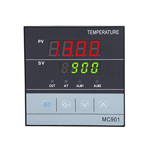 PID Temperaturregler, MC901 Digitaler PID-Temperaturregler K Typ PT100 Sensoreingangsrelais SSR-Ausgang für Hohe Empfindlichkeit und Genaue Temperaturregelung