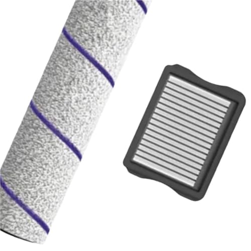 Rollenbürstenfilter, Kompatibel For Rowenta X-Clean,10 Trocken- Und Nassstaubsauger. Ersetzen Sie Das Rollenbürstenfilterzubehör(1 Roller 1 filter)
