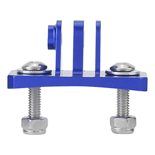 Oreilet Helm Festmontagadapter, Aluminiumlegierung Action -Kamera -Helm -Basis für 7 6 5 4, Xiaoyi, Osmo Action -Kameras, Verwenden (Blau (0,6 mm Dicke))