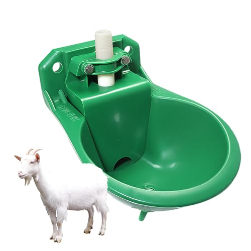 Automatische Wasserschale, Tierwasserer - 500 ml Ziegenwassertrog - Tiertrinkspender, Tierwasserer, Pferdestift für Geflügelschafziegenrinderhund