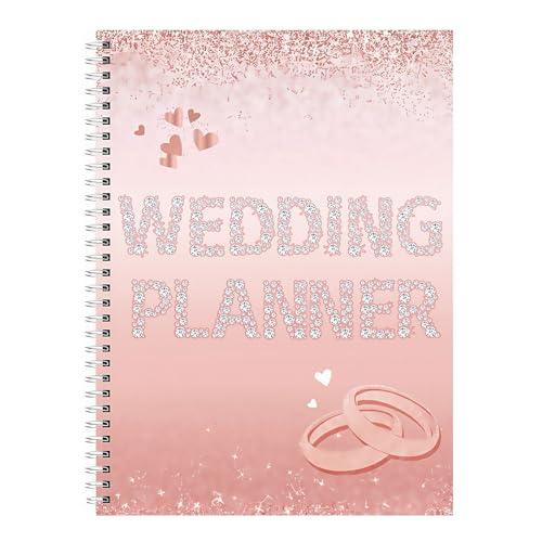 Hochzeitsplaner Buch Und Organisator, Hochzeit Checkliste Planer Für | Countdown Notebook Kalender Scrapbook Ästhetisch Für Flitterwochen Journaling