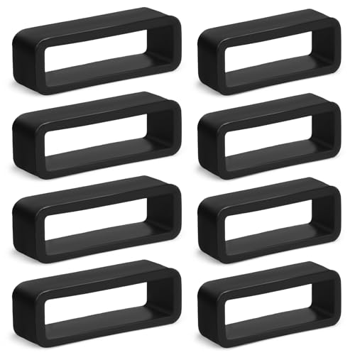 8 Stück Uhrenarmband Schlaufe,Silikon Uhrenarmband Halter,Ersatz Uhrenband Schlaufe,Armband Schlaufe Halter,Uhrenarmband Befestigungsringe,Uhrenarmband Halter Schlaufen,für 20/22mm Uhrenarmband Keeper