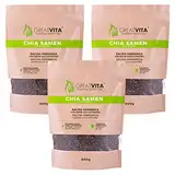 GreatVita Chia Samen, (1 x 2400g) naturbelassen ohne Gentechnik