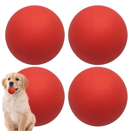 Squashball für Anfänger – 4er-Pack amerikanische Squashbälle aus Gummi, 4 kleine Squashbälle mit hoher Elastizität für Kinder | hohler Mini-Springball für das Training, gut sichtbarer hohler Gummiball