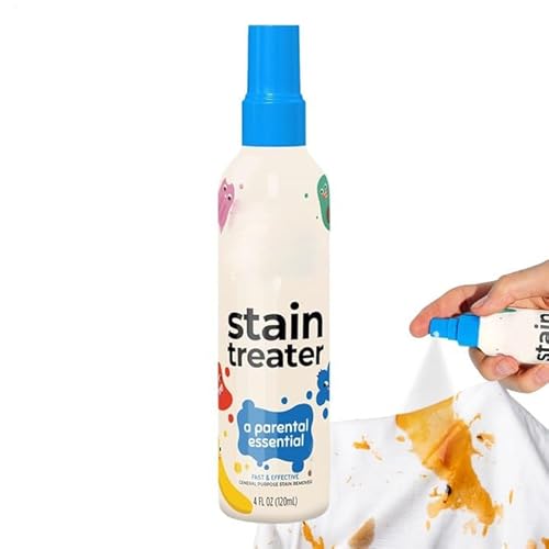 Stain Treater Spray | 120 ml Fleckenentferner Kleidung | Tragbar Stain Remover Spray Clothes Baby | Schnelle Fleckenentfernung Spots Cleaner Zum Hartnäckiger Flecken für Babykleidung