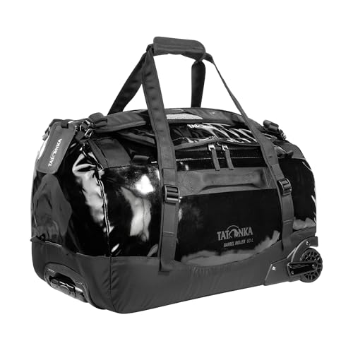 Tatonka Barrel Roller 60 L - Trolley mit Rucksackfunktion, abschließbarem Reißverschluss und Teleskop-Handgriff