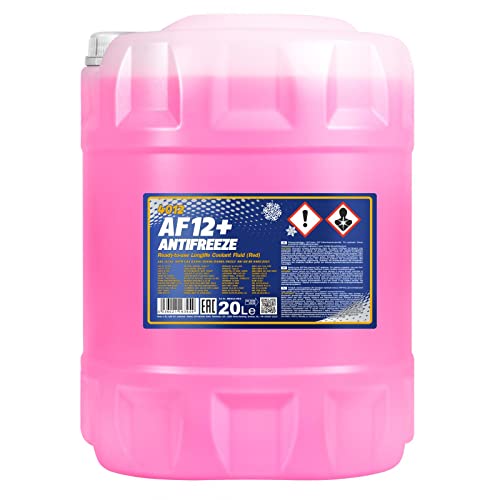 MANNOL Kühlerfrostschutz AF12+ - 1x20 Liter rosa bis -40°C für G12+ Frostschutz