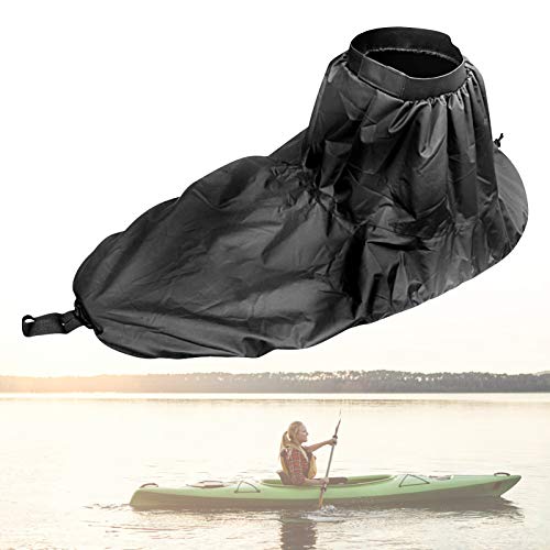 Yosoo Health Gear Spritzdecke Kajak, Spritzschutz Kajak Sprührock, Verstellbarer Nylon Kajak Sprührock wasserdichte Abdeckung Kajak Zubehör Wassersport Zubehör (Grau)