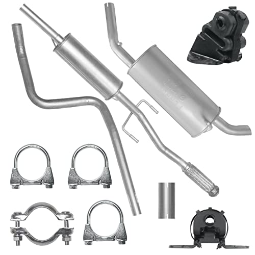 Ferroz Auspuffanlage Schalldämpferset Auspuff für Peugeot 207/207 CC 1.4i 1.6i 1.6 VTI
