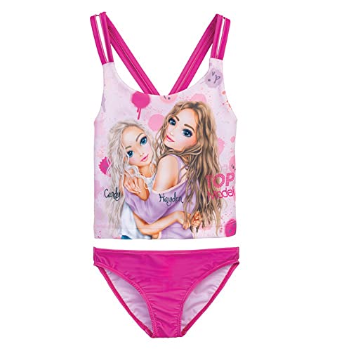 Top Model Mädchen Tankini 88841 rosa, Größe 152, 12 Jahre