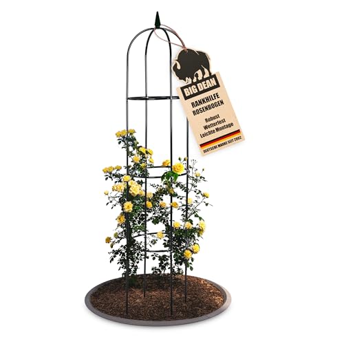 BigDean Rankgitter Metall Rosen Spalier 1,93 hohe Rankhilfe Garten