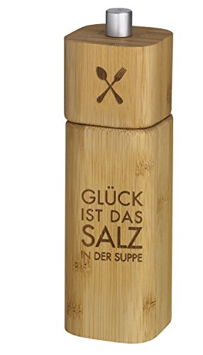 Salzmühle "Glück ist das Salz in der Suppe"