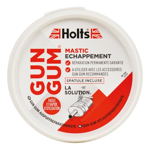 Holts GunGum Auspuffreparaturpaste 200 Gramm - Zuverlässige Abdichtung für Auspufflecks und Risse, Keine