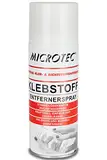 Microtec® Klebstoffentferner und Lackentferner | 400ml | entfernt zuverlässig hartnäckige Dicht- und Klebstoffreste, Farben und Lacke, Harze u.v.m. | starke Lösekraft | ideal für Etikettenrückstände